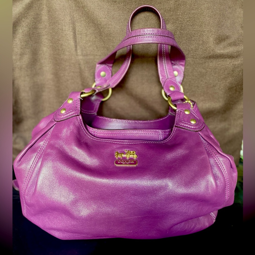 Coach Leather Shoulder Bag